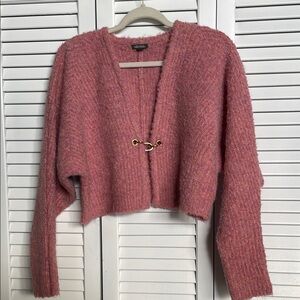 Pink Cozy Knit Cardigan